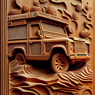 3D модель Land Rover Defender (STL)